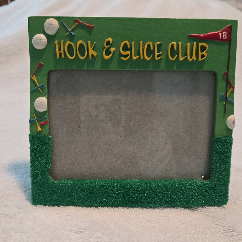 Golf-Themed Green Photo Frame